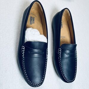 Samuel Hubbard Loafers Women's Size  9-9.5 "Free Spirit" Driving Navy Leather